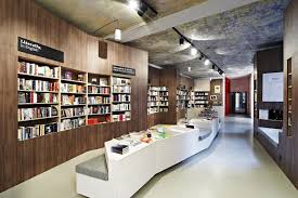 Ocelot Bookstore And Cafe By Martina Zeyen Berlin Germany Cafe Interior Design Bookstore Cafe Interior