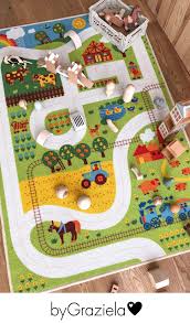 Spielteppich Bauernhof Spielteppich Spielteppich Bauernhof Kinderzimmerteppich