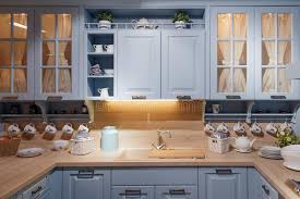 These pictures of kitchen cabinets show the wide variety of choices available, and they are truly endless. Russia Novosibirsk 2019 02 09 Multifunctional Modern Style Kitchen With Household Appliances Shelves And Equipment Concept Store Stock Image Image Of Stylish Home 145581575