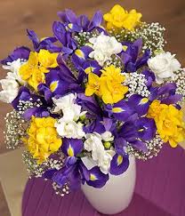 Iris And Freesias Flowers By Post With Free Uk Delivery Bunches The Online Florist My Favourite Website Flowers By Post Beautiful Flowers Freesia Flowers This is the guitar version of freesia from sakura quest/サクラクエスト. iris and freesias flowers by post
