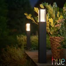 Philips Hue Impress Led Rgbw Bollard Light 1743230p7 Reuter Com Hue Philips Bollard Lighting Light