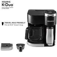 It comes with an easily refillable water tank and a heating component and uses coffee pods or coffee capsules, small enclosed items containing ground coffee. Amazonsmile Keurig K Duo Coffee Maker Single Serve And 12 Cup Carafe Drip Coffee Brewer Compatible With Single Coffee Maker Coffee Maker Coffee Machine Best