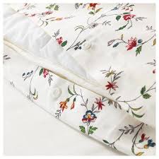 Ljusoga Housse De Couette Et 2 Taies Fleur 260x240 65x65 Cm Ikea Housse De Couette Couette Linge De Lit Contemporain