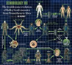 Alien Covenant New Infographic Charts Evolution Of The