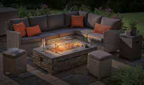 When you choose a gas fire pit, you immediately enjoy a beautiful flame. Stone Fire Pit Coffee Table 132 X 85cm Kettler Official Site