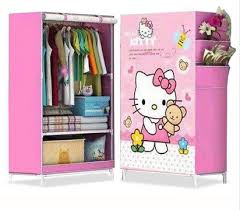 Lemari pakaian anak karakter hello kity warna pink. 5 Lemari Pakaian Cantik Untuk Anak Perempuan Informasi Isi Rumah Dan Kantor