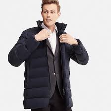Men Ultra Light Down Half Coat Online Exclusive Coat Online Uniqlo Fashion