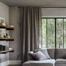Stoffdesign Nordico Meterware Leinen Fabric Tissu Grau Braun Carlucci Ebay In 2020 Vorhange Leinen Stoff Design Leinenvorhang