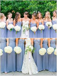 Identical Strapless Bridesmaid Dresses Cornflower Blue Bridal Party All White Cornflower Blue Bridesmaid Dresses Cornflower Blue Wedding Blue Themed Wedding