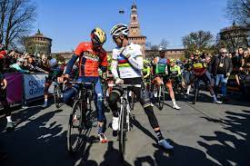The race's official twitter account is @milano_sanremo; 2022 Milan San Remo Pro Race Sports Tours International