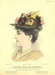 Digital Files Vintage Victorian Woman Hat Ladyes Painting Ancient Picture Drawing Decupage Print Cards Collage Hair Portrait Retro Loft Hats For Women Victorian Hats Vintage Portraits