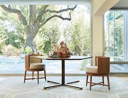 Ojai Lounge Chair By Barbara Barry A 121 Mcguire Furniture Swivel Dining Chairs Dining Room Furniture Modern Baker Furniture