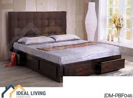 Check spelling or type a new query. Wooden Bed Frame Padded Headboard With 2 Drawers At Foot Board Ideal Living Furniture Furniture Home Living Furniture Bed Frames Mattresses On Carousell