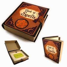 Needles N Knowledge Book Of Spells 3d Gift Card Holder Assembly Gift Card Boxes Gift Card Holder Gift Card Holder Template