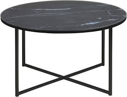 Satztische rund couchtische beistelltische milchglas nachttische, kupfer farben. Alisma Couchtisch Rund Farbe Schwarz