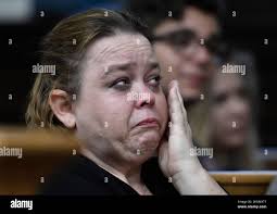 Kenosha, Wisconsin, USA. 10th Nov, 2021. Wendy Rittenhouse, Kyle  Rittenhouse's mother, gets emotional as her son is cross-examined by  Assistant District Attorney Thomas Binger during the trail at the Kenosha  County Courthouse