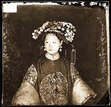 およそ150年前の中国 清朝 を撮影したモノクロ ビンテージ写真いろいろ 古代中国 中国刺繍 ヴィンテージフォト