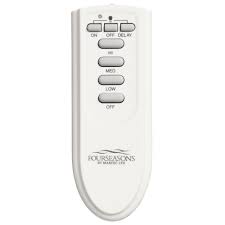 However, the fan is controlled with an rf remote control which isn't as easy to spoof as an ir remote. Ceiling Fan Remote Control Kit Fsirem