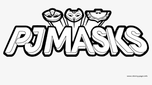Pj masks coloring page with few details for kids. Pj Mask Masks Logo Black And White Clipart Coloring Pj Masks Coloring Pages Logo Hd Png Download Transparent Png Image Pngitem