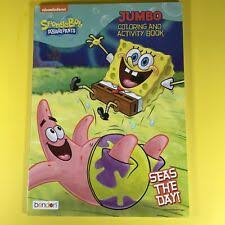 Make a fun coloring book out of family photos wi. Bendon Seas The Day Spongebob Squarepants Jumbo Coloring Activity Book For Sale Online Ebay