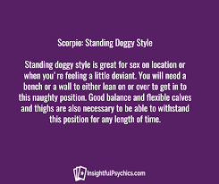 This sign does not like to see the woman shows signs of possessive instincts and celebrate it too much, this could end the relationship. Scorpio Sex Life The Good The Bad The Hot