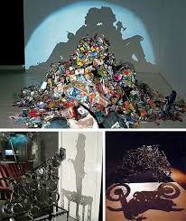 7 Innovative Artists Who Create Art From Trash Projected Recycled And Other Amazing Art Sustainable Art Trash Art Shadow Art