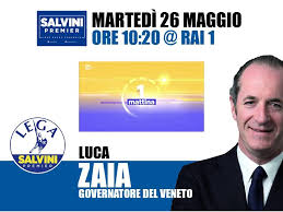 Folositi chrome/firefox+adblock pentru a viziona fara reclame. Agenda Lega Tv Rai 1 Luca Zaia Governatore Del Facebook