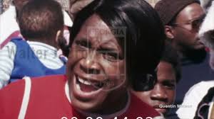 Activist Eva Davis and DeKalb County Sheriff Ray Bonner (1973)