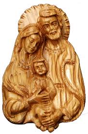 Christmas nativity studio pottery tile wall hanging art plaque signed '91. Holy Family Wall Plaque Large Holy Land Community Online Store