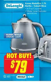 DēLonghi Icona Metallics 1.7L Kettle - Cobait Blue Offer at The Good Guys