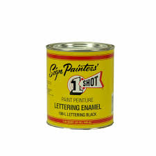 Mclogan Supply Company One Shot Lettering Enamel 1 Shot