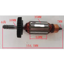 Black And Decker Angle Grinder Armature Ac220v Armature Rotor Anchor Replace For Black Decker P55 16 Angle Grinder Rotor 125 Rotor Tool Parts Aliexpress