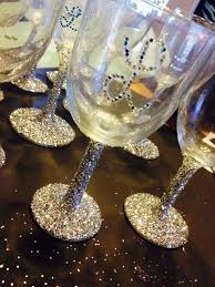 Pin By Pauliina Ferrari On Baby Shower Ideas Wine Glass Crafts Wine Glass Decor Decorated Wine Glasses