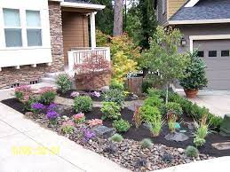 These landscape ideas for a front yard without grass will provide you ways to conserve water. Small Front Yard Landscaping Ideas No Grass Garden Design Garden Design Small Front Gardens Small Front Yard Landscaping Front Garden Design