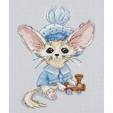 Counted embroidery patterns for children and grownups. Buy Babyboy Fenya Klart 12 49