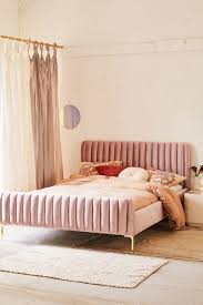 Rainbow Iridescent Headboard Velvet Bed Velvet Bed Frame Bedroom Decor