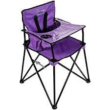 The name says it all — this chair is a force to be reckoned with. Amazon Com Ciao Baby Portable High Chair For Babies And Toddlers Fold Up Outdoor Travel Seat With Tray And Carry Bag For Camping Picnics Beach Days Sporting Events And More Purple