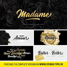 It is the french equivalent of english 'mrs' or 'madam.' Madame Font Dafont Com