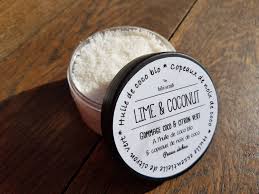 Le Lime And Coconut Gommage Exfolient Scrub Doux Pour Le Visage A La Noix De Coco Et A L Huile Essentielle De Citron Vert Peaux Seches Baking Ingredients Cookie Dough Lime
