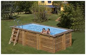 Woodfirst Original Piscine Bois Rectangle En Kit Piscine Center Net