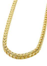 13 16 18 20 22 24 30: 14k Gold Chain Mens Solid Franco Chain Frostnyc