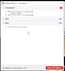 If the meeting is being cloud recorded, it will only record the main room, regardless of what room the meeting host is in. Using Pre Assigned Breakout Rooms In Zoom Division Of Information Technology