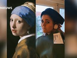 Maak een bekende foto of schilderij na, maak daar een foto van en mail deze naar mij (kim, die van de ruilaanvragen ;)) voor. Tussen Kunst En Quarantaine Verveeld Nederland Maakt De Mooiste Kunstwerken Nh Nieuws