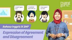 Guru bahasa inggris alamat ruang guru. Ruangbelajar Bahasa Inggris Ix Smp Expression Of Agreement And Disagreement Youtube