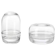 Sammanhang Glasglocke Mit Sockel 2er Set Klarglas Ikea Osterreich Glasglocke Mundgeblasenes Glas Glas