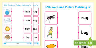 If you liked what you downloaded, click the like button to get exclusive worksheets & news on facebook. Cvc Word And Picture Matching Worksheets U Teacher Made