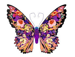 Rose Blooms Butterfly Art Butterfly Painting Butterfly Artwork