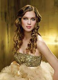 Golden Tresses Goddess Dresses Gold Dress Flower Girl Hairstyles