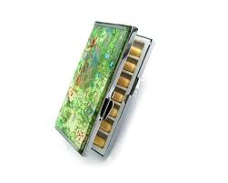 Birth Control Pill In Green Box Hand Painted Pill Organizer 7 Day Pill Box Ocean Waves Beach Art Weekly Pill Case Bestfriend Gift Vitamin Box Pill Holder Pill Storage Pill Organizer Pill Boxes Best Friend Gifts