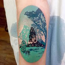 Done by Chris Chavers at Red Rabbit Tattoo in Asheville Nc #woodblocktattoo  #woodblockprint